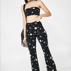 motel celestial moon and stars jeevan matching set NWT